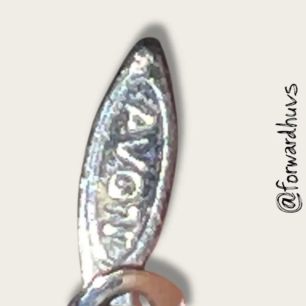 AVON Rhinestone Y-Necklace – Silver Tone – Double Strand Drop